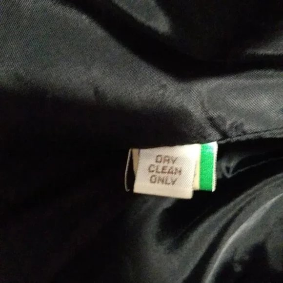 Vintage Designer Lilli Ann Blazer 70s Black Peplum Union Made in USA Medium - Picture 10 of 13